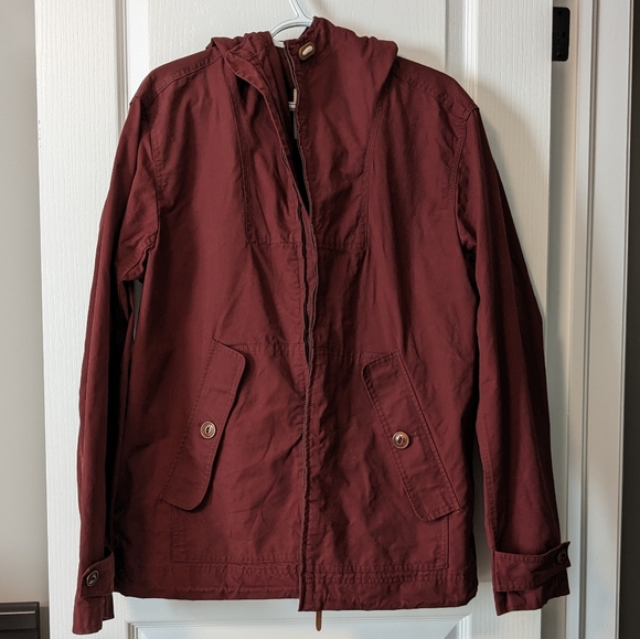 Men's Gap Utility Jacket | Large | Maroon - Picture 1 of 3